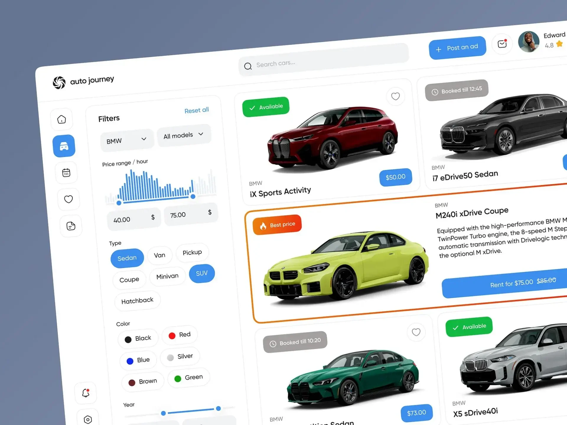 Car Rental Web App | Custom Software Development | GrowwTech