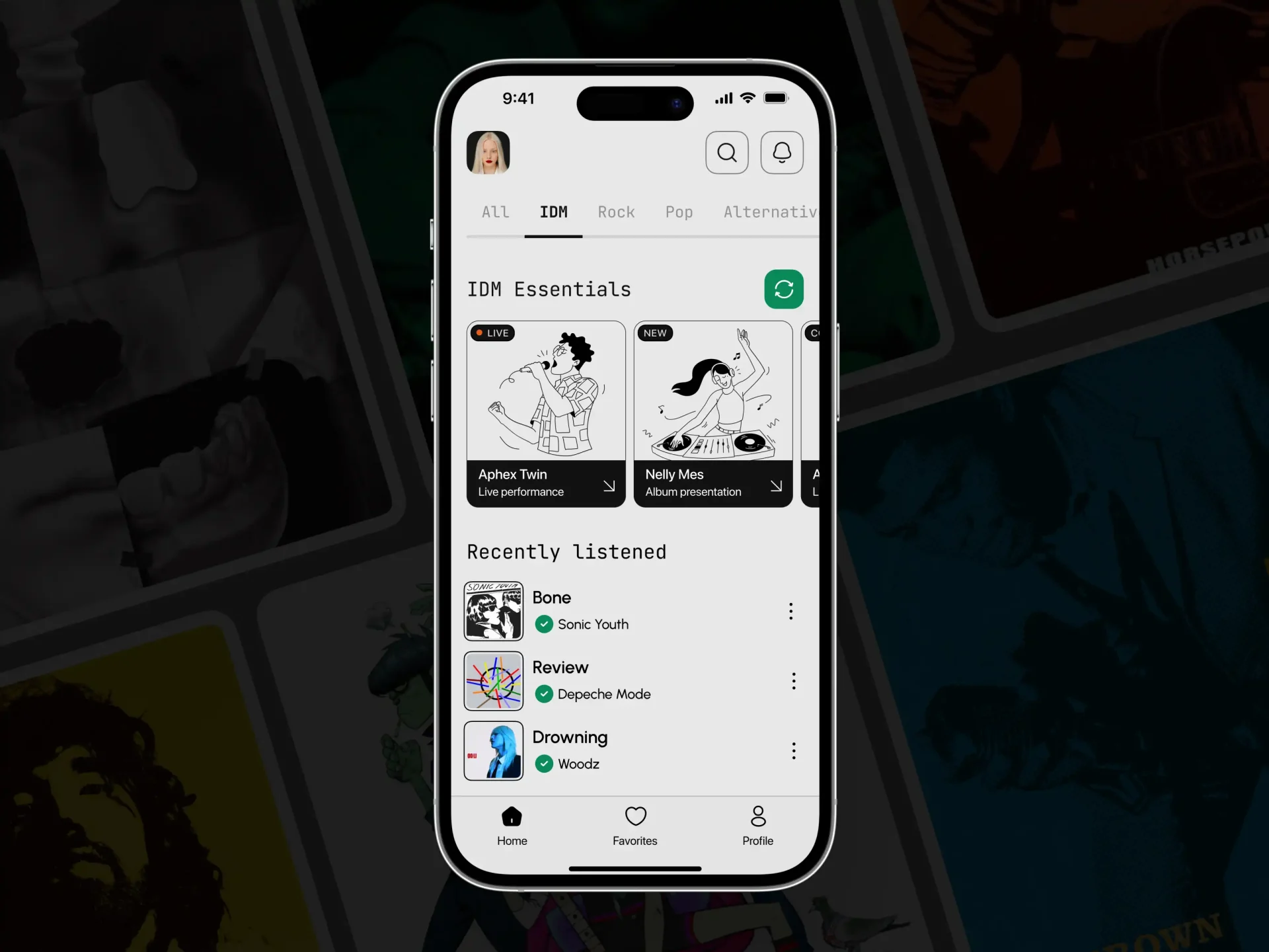 Music Streaming App Design