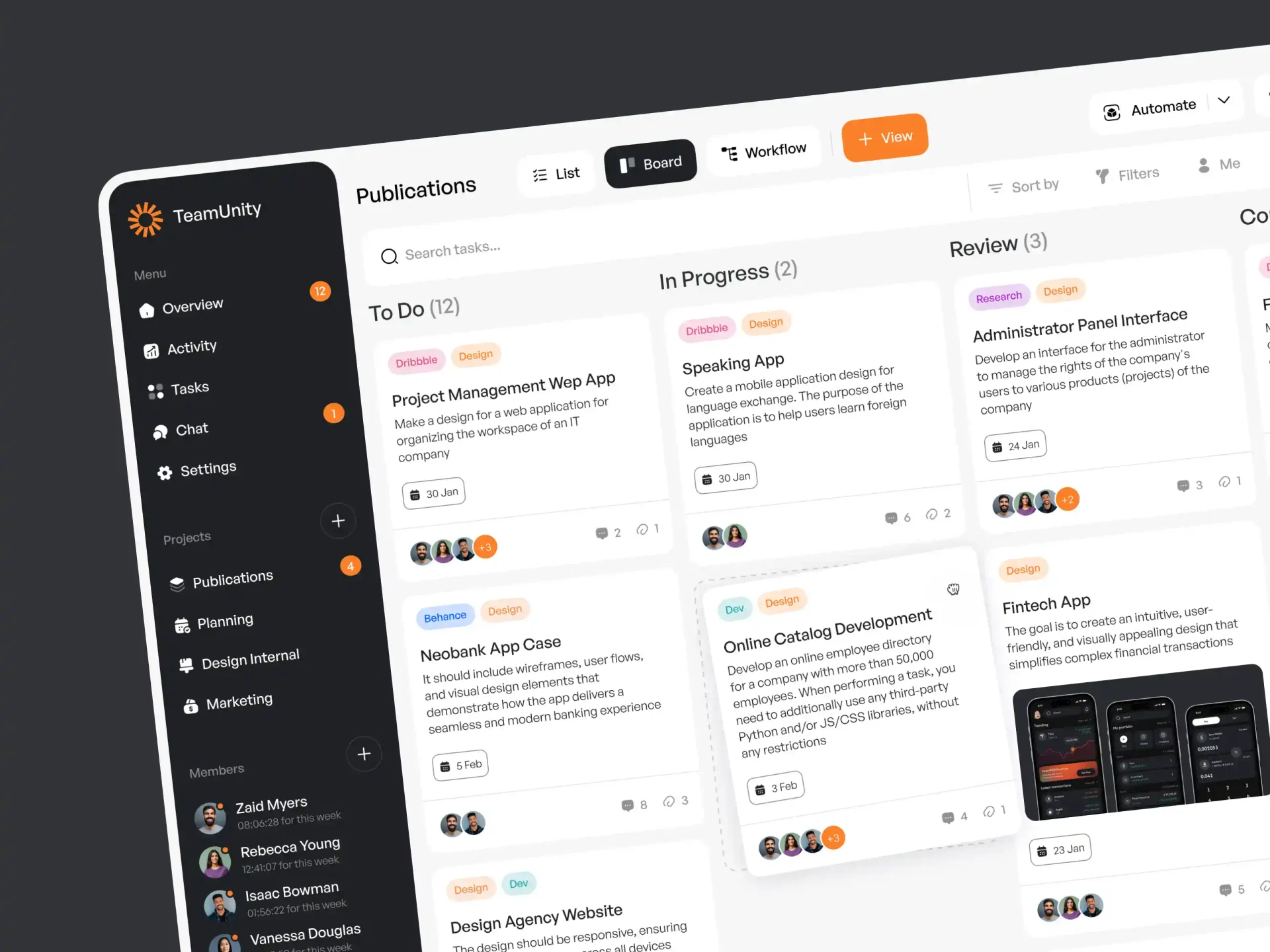 web development company | GrowwTech | Leading IT Company in UK | Project Management Web App